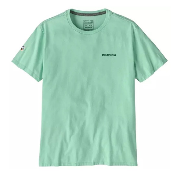 Patagonia Tops - Patagonia Adult Fitz Roy Icon Responsibili-Tee T-Shirt szMedium NWT rinsed green